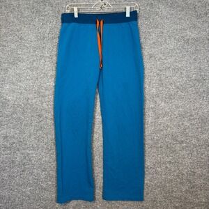 Figs Pants Adult XS Blue Straight Leg Technical Collection Stretch Casual